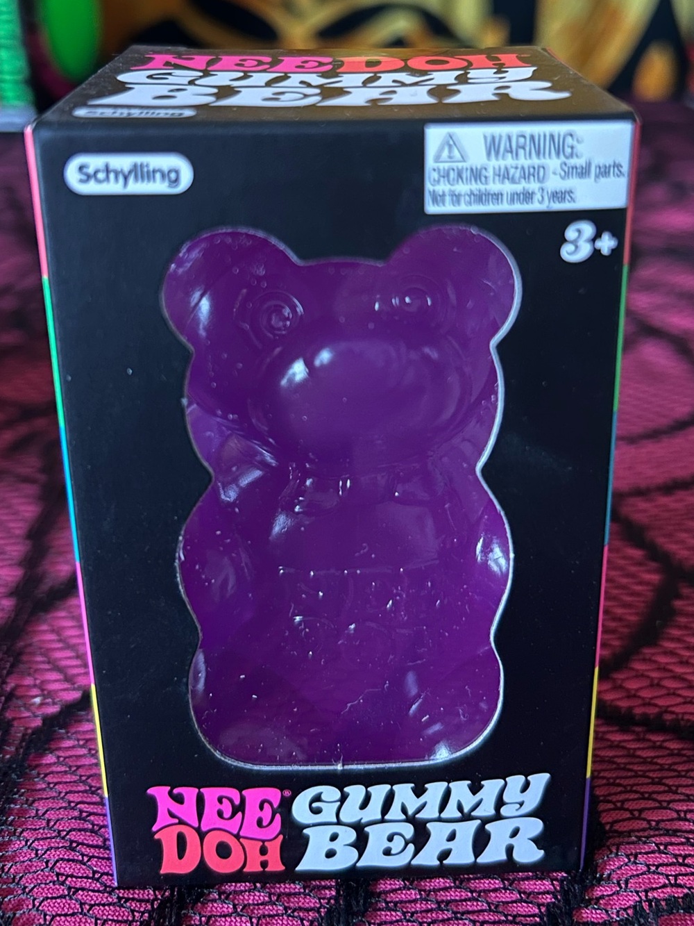 NeeDoh Gummy Bear Kids Toy - purple